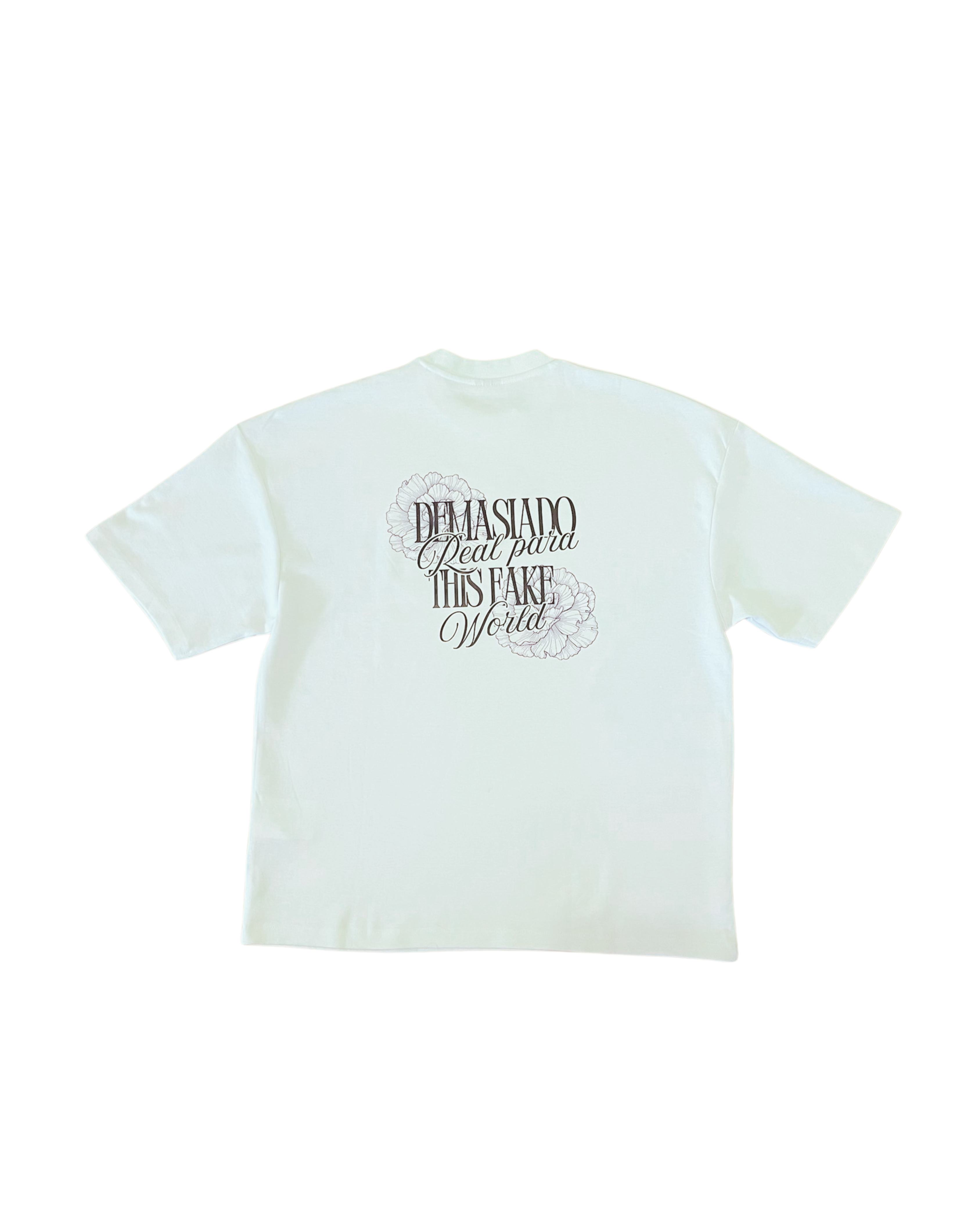 Camiseta Too Real – Blanco